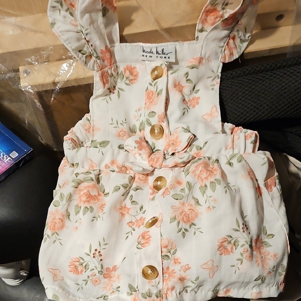 Nicole Miller Baby Girls Outfit Size 3-6 Months